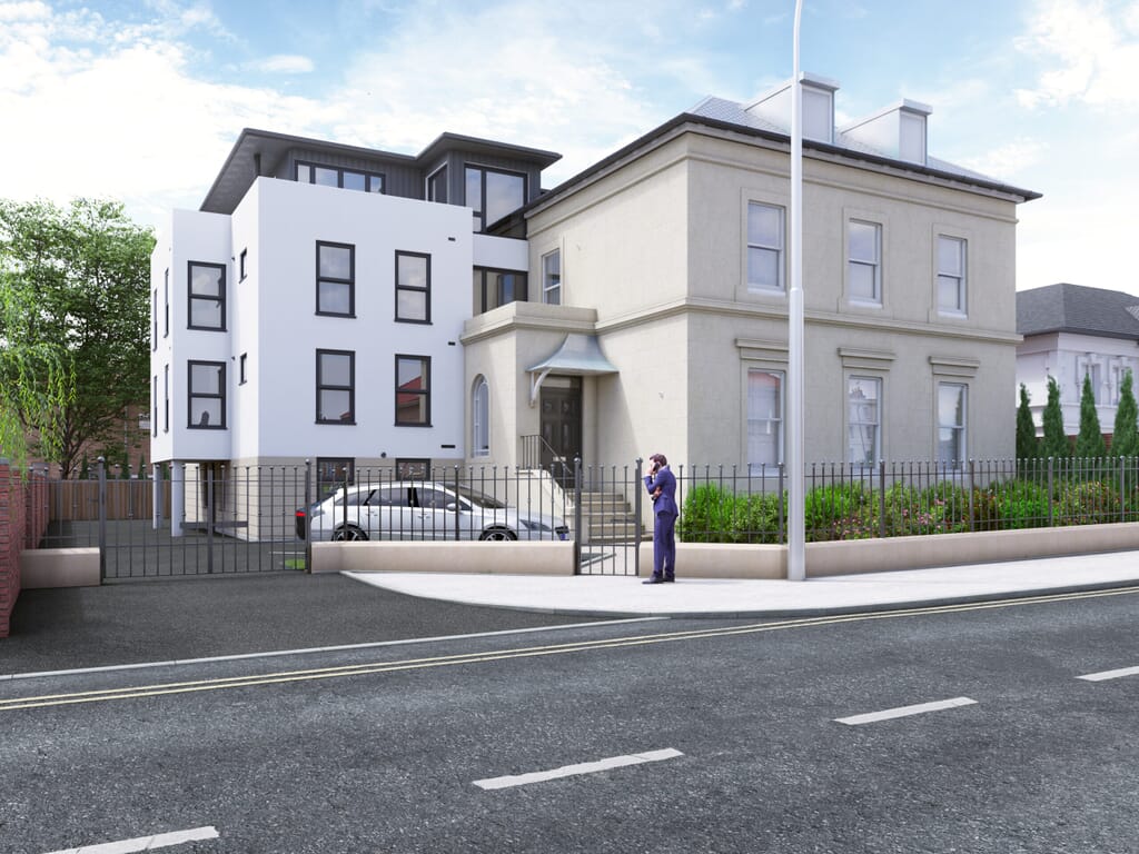 Hillfield Villas, London Road, Gloucester, CGI Hillfield Villas, London Road, Gloucester, CGI