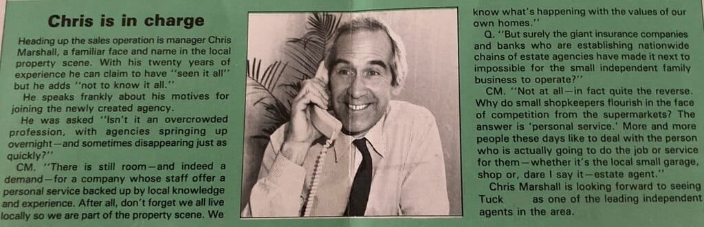 Michael Tuck Estate Agents 1983 Michael Tuck Estate Agents 1983