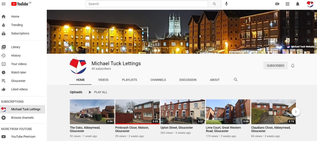 Michael Tuck YouTube Channel Michael Tuck YouTube Channel