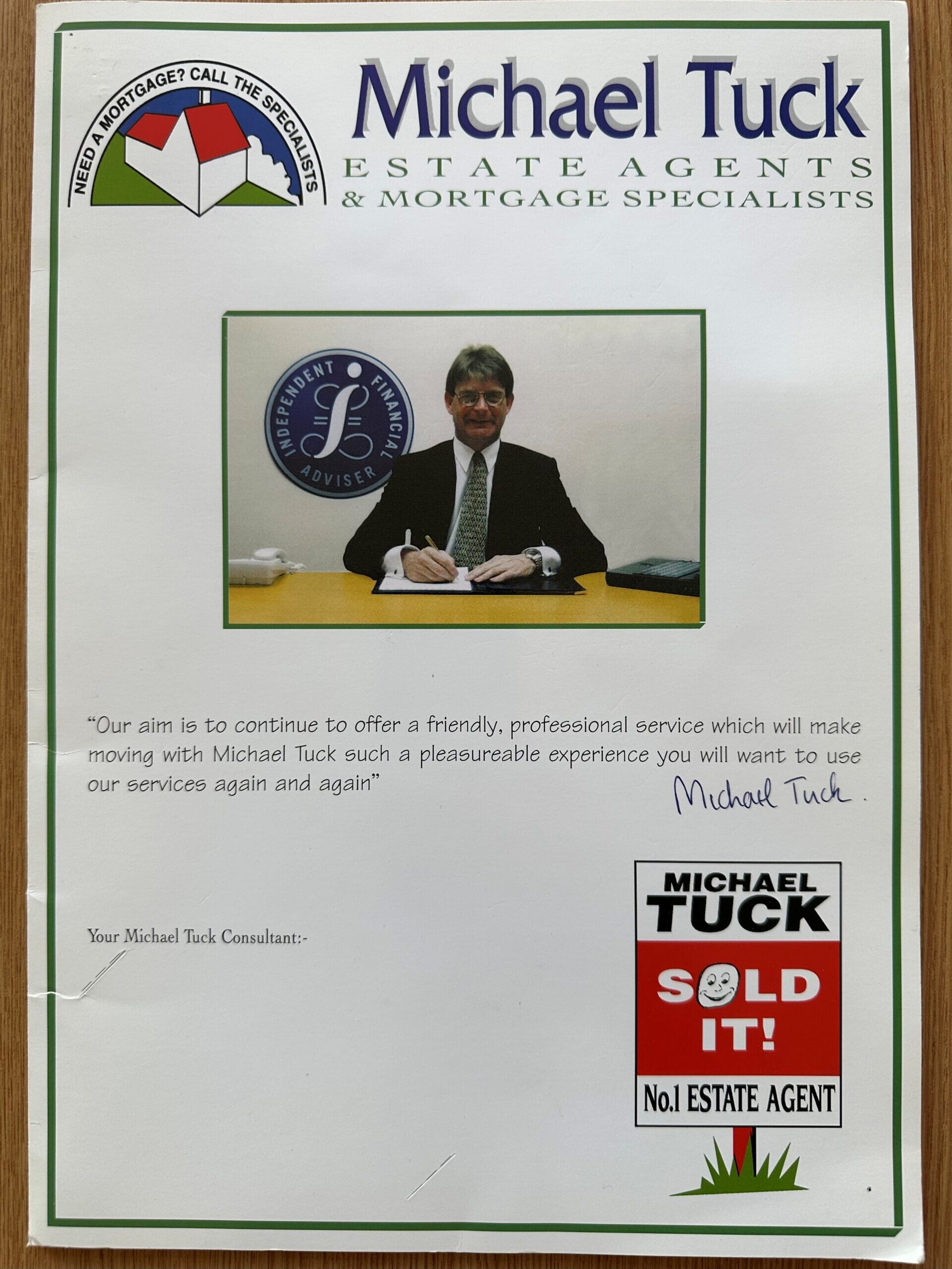 Michael Tuck Folder 1999